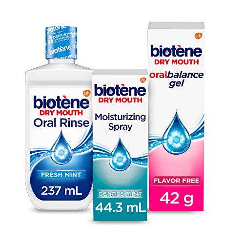 Biotene Dry Mouth Management Oral Rinse Dry Mouth Spray and Moisturizing Gel ...