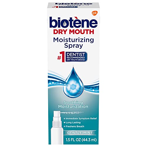 Biotene Moisturizing Dry Mouth Spray, Moisturizing Spray for Dry Mouth and Ba...