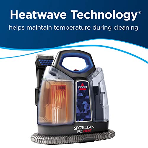 Bissell SpotClean ProHeat Portable Spot and Stain Carpet Cleaner, 2694, Blue