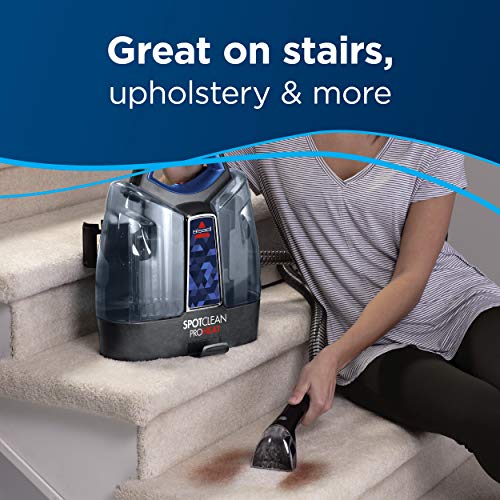 Bissell SpotClean ProHeat Portable Spot and Stain Carpet Cleaner, 2694, Blue