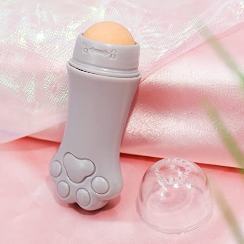 BK BEAKEY Volcanic Roller, Cat Paw Facial Skincare Tool, Oil Absorbing Roller...