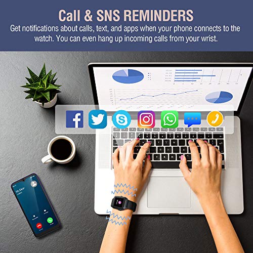 Blackview Smart Watch for Android Phones and iOS Phones, All-Day Activity Tra...