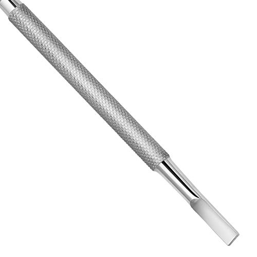 Blazco Cuticle Pusher Professional Grade Stainless Steel Dual Sided Nail Clea...