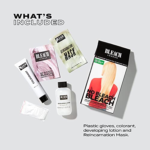 BLEACH LONDON No Bleach Bleach Kit - Permanent High Lift Tint, Vegan, Cruelty...