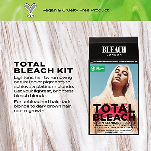 BLEACH LONDON Total Bleach Kit - Salon Standard Bleach, Vegan, Cruelty Free, ...
