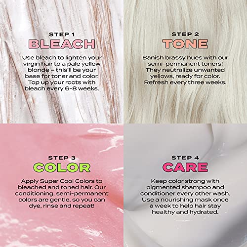 BLEACH LONDON Total Bleach Kit - Salon Standard Bleach, Vegan, Cruelty Free, ...