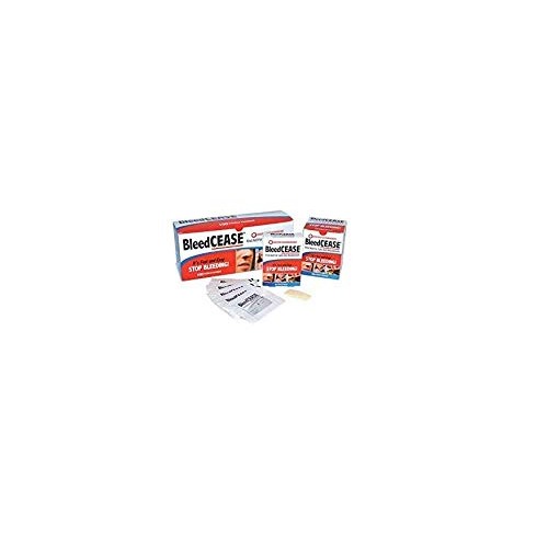 BleedCEASE First Aid, White, 5 Count