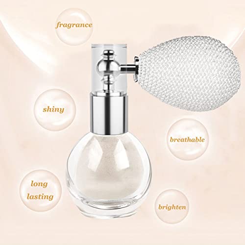 Glitter Sparkle Spray Powder for Body Face Hair,Shimmering Highlighter Spray ...