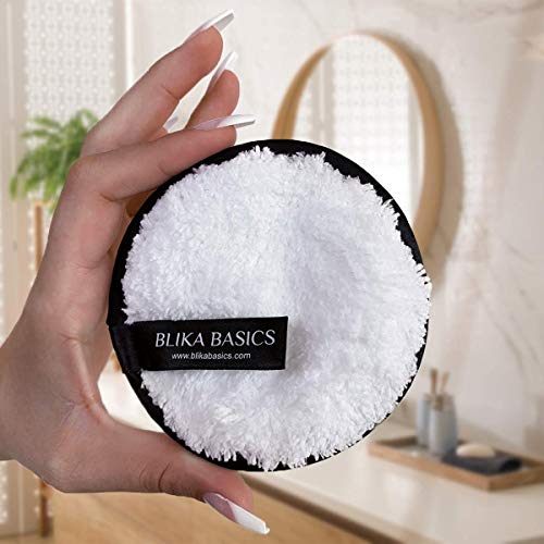 Reusable Makeup Remover Pads perfect for Sensitive skin - 5 pack White Microf...