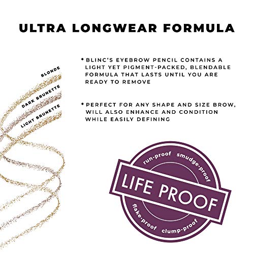 blinc Flawless Definition Eyebrow Pencil, Light Brunette, 1 Count