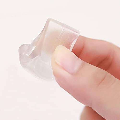 4pcs Soft and Gentle Clear Gel Toe Separators for Overlapping Toes Bunions Bi...