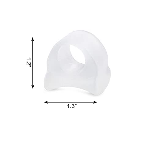 4pcs Soft and Gentle Clear Gel Toe Separators for Overlapping Toes Bunions Bi...