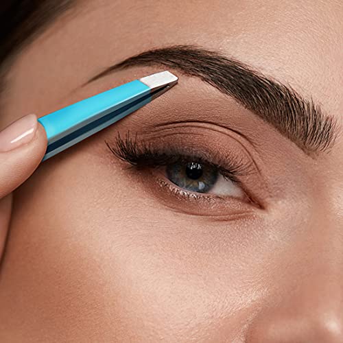 Tweezers for Eyebrows,Blinkeen 2 Pack Tweezer Set,Precision Tweezers for Ingr...