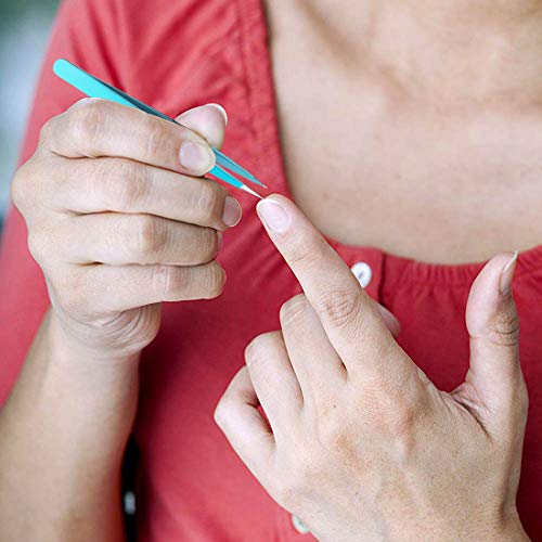 Tweezers for Ingrown Hair by Blinkeen - Best Stainless Steel Professional Poi...