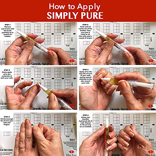 Bliss Kiss Simply Pure Cuticle & Nail Oil Pen To-Go 2ml - Crisp Scent 1PEN-CRI