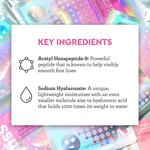 Bliss Eye Got This Holographic Foil Eye Masks for Refreshing and Awakening Ey...