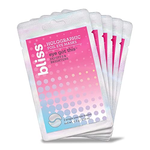 Bliss Eye Got This Holographic Foil Eye Masks for Refreshing and Awakening Ey...