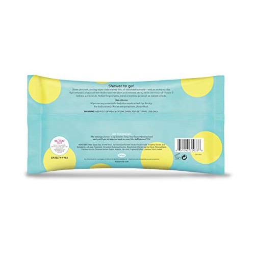 Bliss - Lemon & Sage Refreshing Body Wipes | Plant-Based, Aluminum Free, Natu...