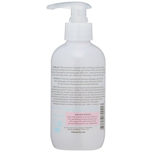 Bliss Makeup Melt Jelly Cleanser | Suitable on Dry/Wet Skin | Super-Gentle wi...