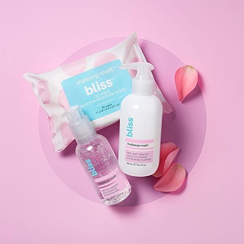 Bliss Makeup Melt Jelly Cleanser | Suitable on Dry/Wet Skin | Super-Gentle wi...