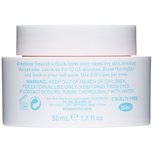 bliss - Mighty Marshmallow Face Mask | Brightening & Hydrating Face Mask| Veg...