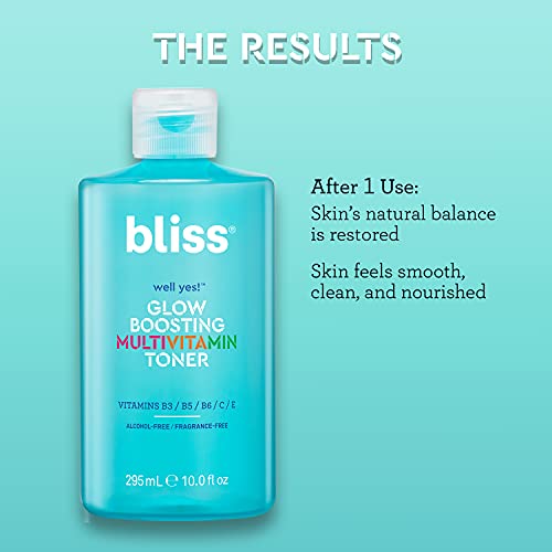 Bliss Well Yes! Glow Boosting Multivitamin Toner | Restores Skin’s Natural Ba...