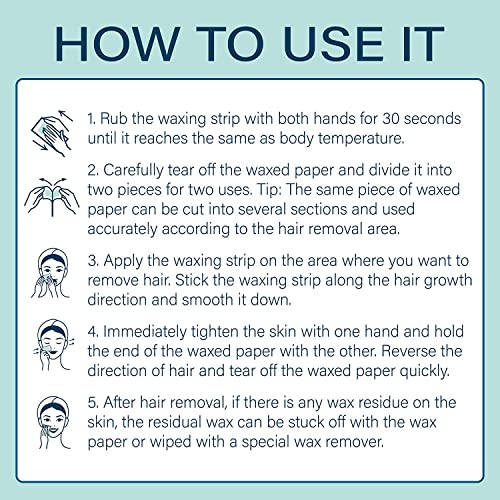 Body Wax Strips 36 Counts Large Size for Face Legs Underarms Brazilian Bikini...