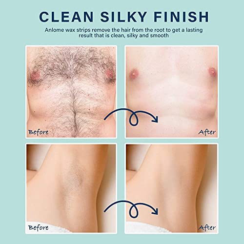 Body Wax Strips 36 Counts Large Size for Face Legs Underarms Brazilian Bikini...