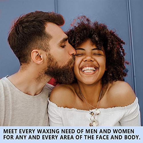 BLITZWAX Waxing Kit for Women Men Digital Wax Warmer Hard Wax Kit with 50 Wax...