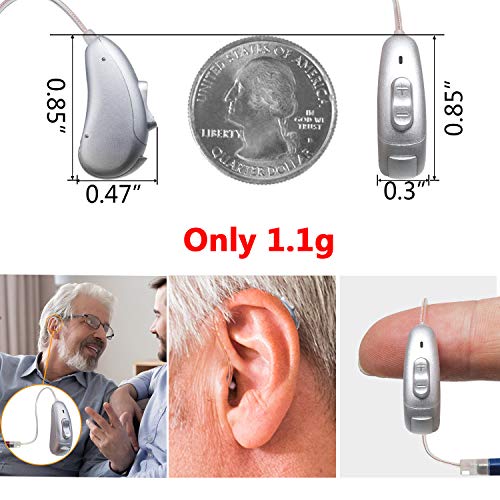 BLJ Hearing Aid for Adults and Seniors, Invisible Digital Hearing Aid to Assi...