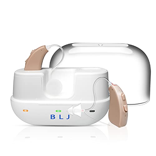 BLJ Hearing Aid Rechargeable for Adults and Seniors with Noise Reduction and ...