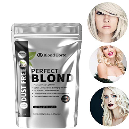 Perfect Blonde Extra Strength Professional Hair Toner Dye Lightener Bleach Po...