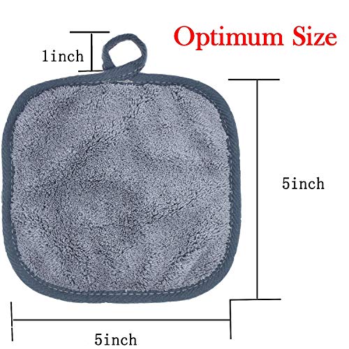 BloomSesame Makeup Remover Cloths for Face, Eye, Lips - Reusable Makeup Remov...