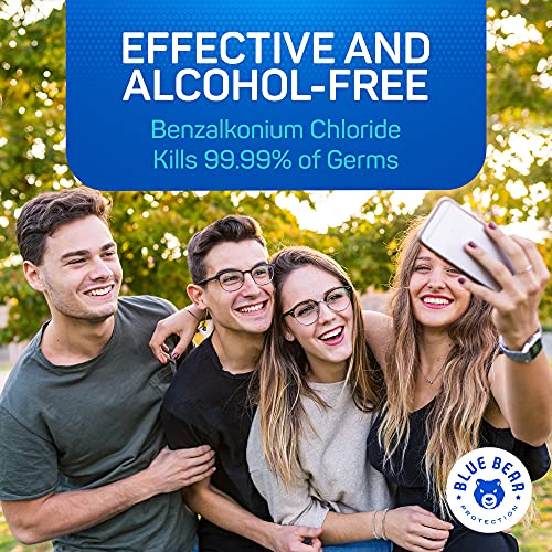 Blue Bear Protection Antibacterial Hand Wipes, Wet Wipes, Hand Cleaning Wipes...