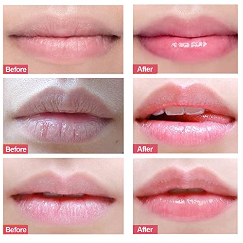 Lip Scrub, Lip Sleeping Mask, Lip Treatment,Peach Overnight Moisturizing Repa...