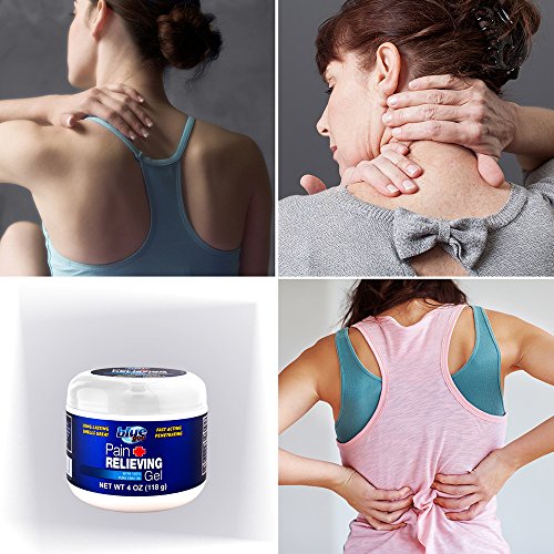 BLUE GOO PAIN RELIEVING GEL, 4 Ounce, Fast Acting, Cooling/Soothing Relief, f...