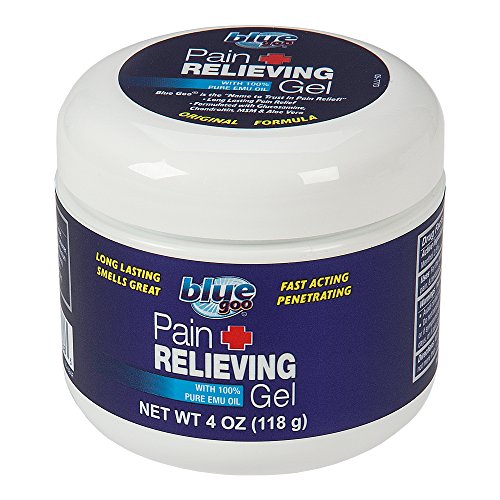 BLUE GOO PAIN RELIEVING GEL, 4 Ounce, Fast Acting, Cooling/Soothing Relief, f...