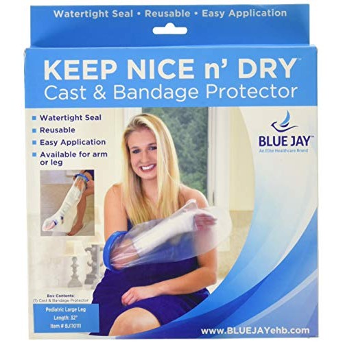 Blue Jay An Elite Healthcare Brand Cast Cover [Pediatric Large Leg] - Waterpr...
