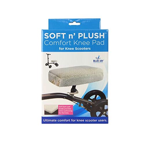 Blue Jay An Elite Healthcare Brand Soft N Plush Comfort Scooter Knee Pads for...