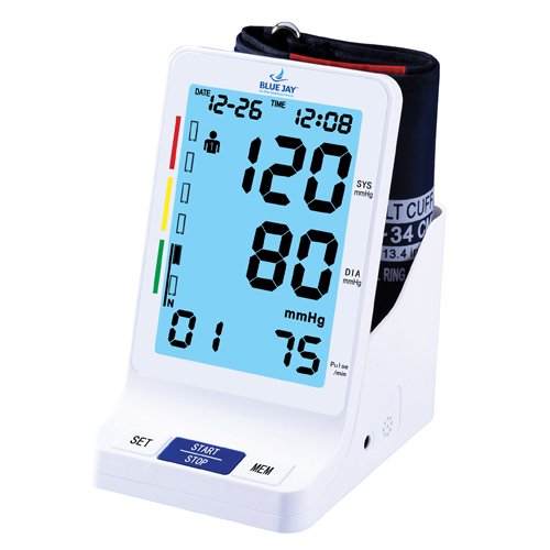Blue Jay ‘Perfect Measure’ Big Digit Talking DLX BP Monitor - BP Monitor Uppe...