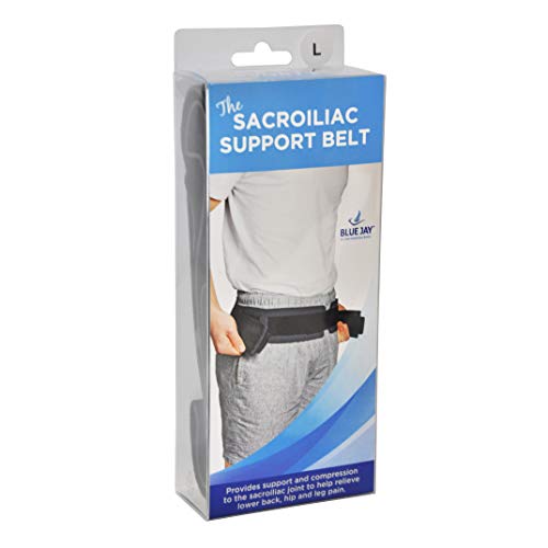 Blue Jay Sacroiliac Joint Support Belt [Blue/ Pack of 1] 11.65 x 9.41 x 1.81”...
