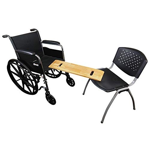 Blue Jay Wooden Transfer Board, Wheelchair/Commode Transfer Board, 10” x 32” ...