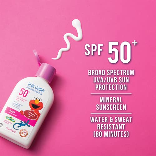 Blue Lizard Baby Mineral Sunscreen with Zinc Oxide, Water Resistant, UVA/UVB ...