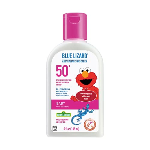 Blue Lizard Baby Mineral Sunscreen with Zinc Oxide, Water Resistant, UVA/UVB ...