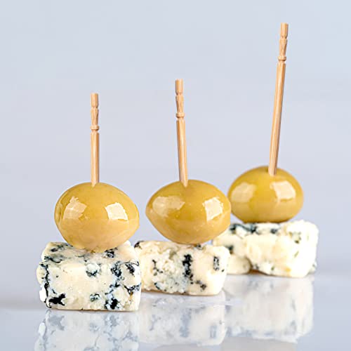 BLUE TOP 1500 pcs 4 Inch Kokeshi Toothpicks Skewers,High-class & Cost-effecti...