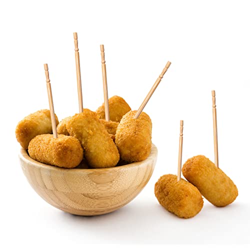 BLUE TOP 1500 pcs 4 Inch Kokeshi Toothpicks Skewers,High-class & Cost-effecti...