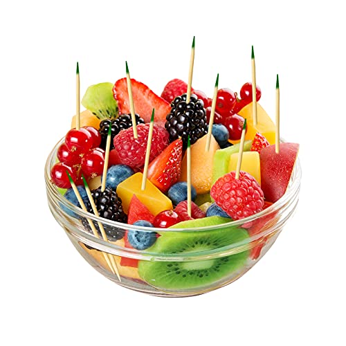 BLUE TOP Wood Bamboo Mint Individually Cello Wrapped Toothpicks 2.5 Inch Pack...