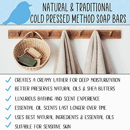 Bluebyrd Soap Co. Eucalyptus Lemon All Natural Soap Bar | Citronella Essentia...