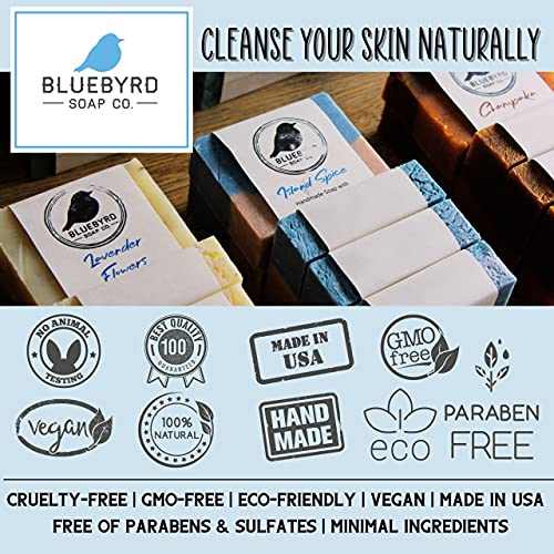 Bluebyrd Soap Co. Eucalyptus Lemon All Natural Soap Bar | Citronella Essentia...