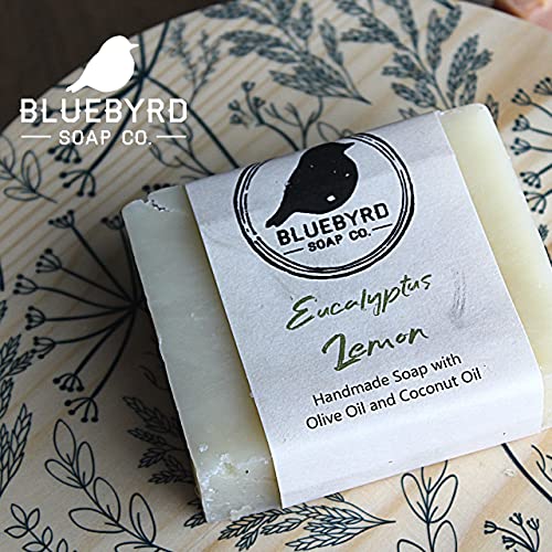 Bluebyrd Soap Co. Eucalyptus Lemon All Natural Soap Bar | Citronella Essentia...